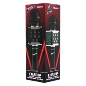 The Voice Champ Deluxe Wireless Handheld Karaoke Microphone